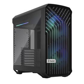 Case FRACTAL DESIGN Torrent Compact RGB Tempered Glass Light Tint čierna

