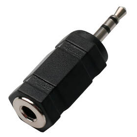 Redukcia GoGEN 2,5mm/3,5mm jack, stereo čierna

