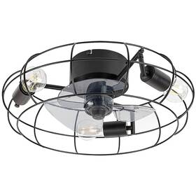 LED stropné svietidlo Rabalux Cadmus 71043 čierne

