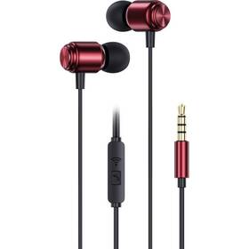 Slúchadlá WG HF Stereo 3,5 mm jack červená

