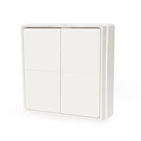 Vypínač Shelly BLU Wall Switch 4, BT biely

