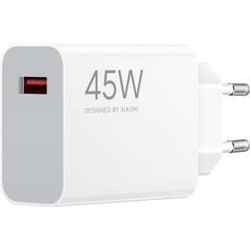 Nabíjačka do siete Xiaomi Turbo Charging 45W, 1x USB-A biela


