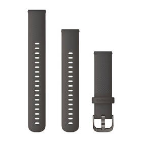  Remienok Garmin Quick Release 18 mm, silikónový grafitový, pracka Slate