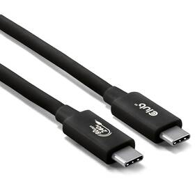 Kábel Club3D USB-C/USB-C, 1,2m čierny

