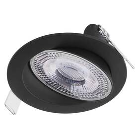 Vstavané svietidlo EMOS Geri 6,5 W, 10cm, 780lm, teplá-studená biela čierne

