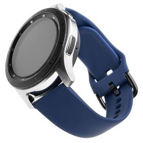 Remienok FIXED Silicone Strap 22mm na smartwatch modrý

