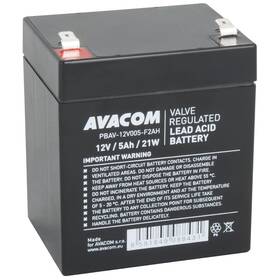 Olovený akumulátor Avacom 12V 5Ah F2 HighRate 

