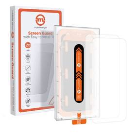 Tvrdené sklo Mobile Origin Orange Screen Guard Apple iPhone 15 Pro/15 s aplikátorom, 2 pack 


