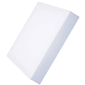 LED stropné svietidlo Solight CCT, prisadené, 24W, 1800lm, 3000K-6000K, štvorcové biele


