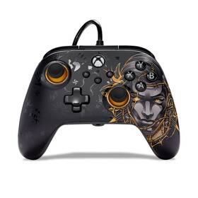 Gamepad PowerA Advantage Wired Controller - Xbox Series X|S - Fortnite Midas čierny

