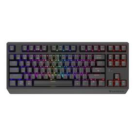 Klávesnica Genesis THOR 230, TKL, RGB, Outemu Red, bezdrôtová, US layout čierna

