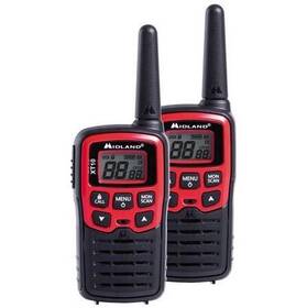 Vysielačky Midland XT10 čierne/červené

