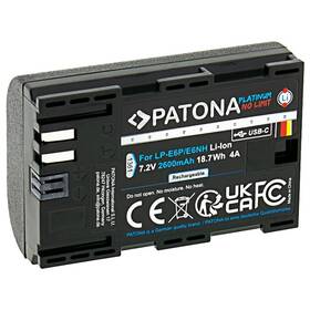 Batéria PATONA Platinum LP-E6NH 2600 mAh Li-Ion (Canon) čierna

