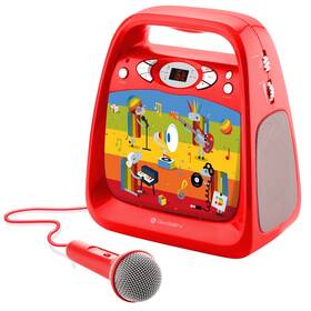 CD prehrávač GoGEN DÉČKO KARAOKE R červený

