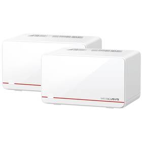 Kompletný Wi-Fi systém Mercusys Halo H37BE (2 ks) biely

