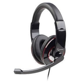 Headset Gembird MHS-001 Gaming čierny

