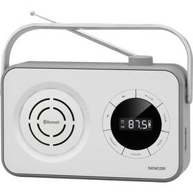 Rádioprijímač Sencor SRD 3200W biely

