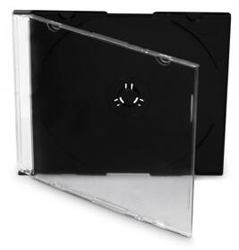 Obal Cover IT pre CD, 5,2mm slim, 10Ks/bal čierna farba
