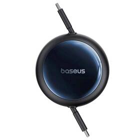 Kábel Baseus Nomos Retractable, USB-C/USB-C 1,5m čierny

