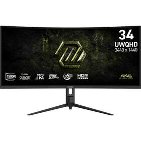 Herný monitor MSI MAG 342CQRF E20 čierny

