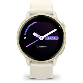 Inteligentné hodinky Garmin vívoactive 6 zlaté/béžové

