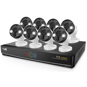 Kamerový systém iGET HGNVK164908 Homeguard 4K UltraHD NVR PoE CCTV set 16CH + 8x kamera 4K so zvukom, LED a Smart detekciou 

