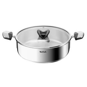 Kastról s pokrievkou Tefal E3067045, 24 cm nerez

