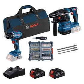 Sada aku náradia Bosch Professional 18V GBH+GSR+GBA+GAL (s baterií) 

