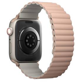 Remienok Uniq Revix Reversible na Apple Watch 38/40/41mm ružový/béžový

