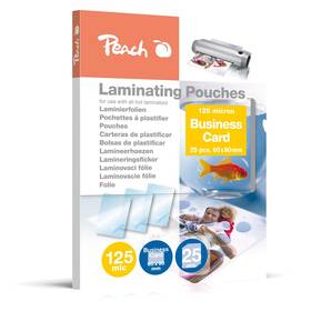Laminovacie fólie Peach na vizitky (60x90mm), 125mic, 25 ks 

