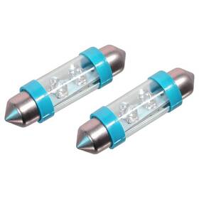 Autožiarovka Compass 337234LED 12V suf. SV8.5 modrá  (2 ks) 


