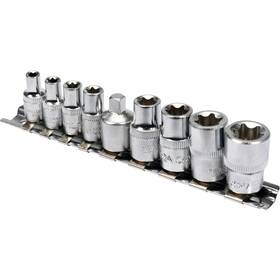 Sada hlavíc YATO 1/4", 3/8"  TORX E5-E16 (9 ks) 

