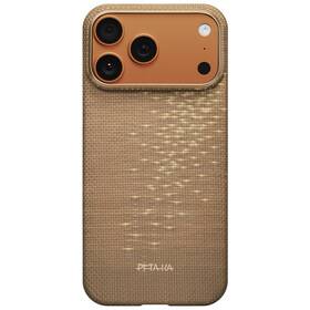 Kryt na mobil Pitaka Ultra-Slim Golden Glint na Apple iPhone 17 Pro zlatý

