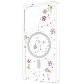Kryt na mobil FIXED MagBloom s podporou MagSafe na Samsung Galaxy S25 Ultra priehľadný

