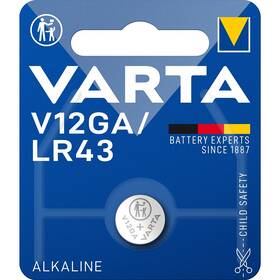 Batéria alkalická Varta Special V12GA/LR43, blister 1 ks 

