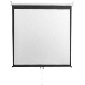 Plátno SBOX 200x200 cm 112" čierne/biele


