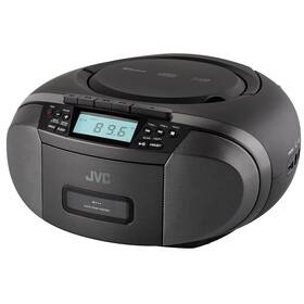 Rádiomagnetofón s CD JVC RC-E444B čierny

