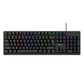 Klávesnica C-Tech Riven, CZ/SK čierna

