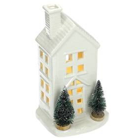 LED dekorácie RETLUX RXL 393, porcelánový domček, 1 LED, 19,2 cm, teplá biela 

