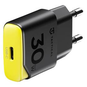 Nabíjačka do siete Tactical Minimi GaN 30W, 1×USB-C čierna/žltá

