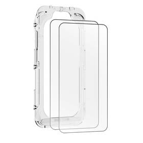 Tvrdené sklo Mobile Origin EasyGlass na iPhone 17e/16e/14/13/13 Pro, s aplikátorom (2ks) priehľadné

