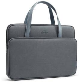 Brašna na notebook tomtoc Premium Briefcase na 14" MacBook Pro (2021) sivá

