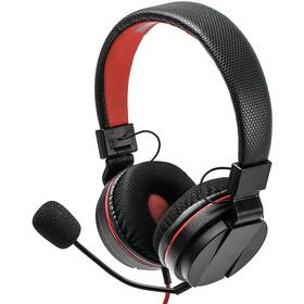 Headset SnakeByte HEAD:SET S (Nintendo Switch) čierny/červený

