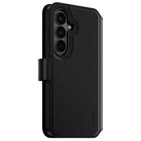 Puzdro na mobil flipové PanzerGlass CARE Tango 2v1 MagSafe na Samsung Galaxy S26 čierne

