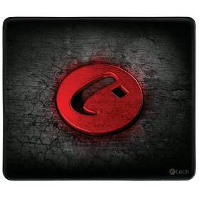 Podložka pod myš C-Tech GMP-02M, gamming, 32×27 cm čierna/červená

