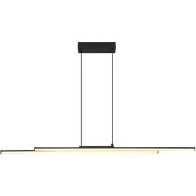 LED stropné svietidlo GLOBO Kirina, 24 W čierne

