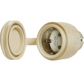 Inteligentná zásuvka Shelly Plug S MTR Gen3 IP44 12A smart outdoor béžová

