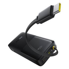 Powerbank Baseus Bipow 2 20000mAh 20W s káblom USB-C čierny

