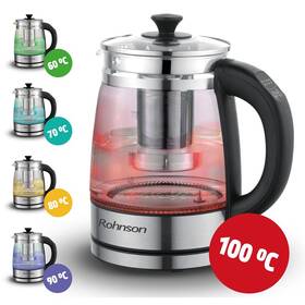 Rýchlovarná kanvica Rohnson R-7610 sklo

