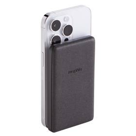 Powerbank Mophie 12W, 5000 mAh, snap + Juicepack mini, 1x USB-C, Snap adaptér + USB-C kábel čierny

